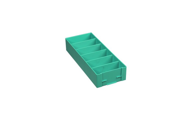 Plastipol-Scheu K/3 REGALBOX POL.IA GRÜN, 280 mm x 110 mm x 55 mm, 23K30K0017