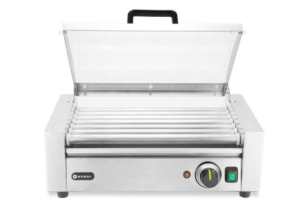Hendi Wurstrollgrill, 1 Zone 7 Rollen 230V 620W, 268636
