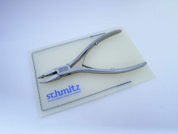 Schmitz Zangen Spitzen-Schrägschneider 120mm mit Hartmetall-Schneiden, schlanke Spitzen und feiner Schneid-Wate, rostfrei, 3477FP00-RF