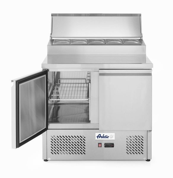 Arktic Kühltisch, zweitürig mit Aufsatzkühlvitrine 300 L, -2/8°C 230V/310W, 232880