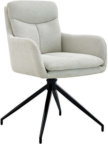 CLP Esszimmerstuhl Somers Stoff, creme, 324726, 4255716330644