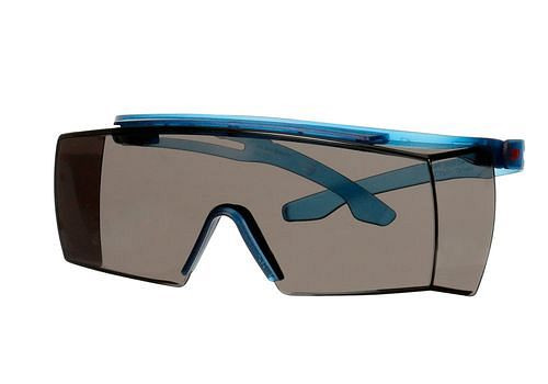 3M Schutzbrille SecureFit 3700, grau, PC-Scheibe, Augenbrauenschutz, 271-468