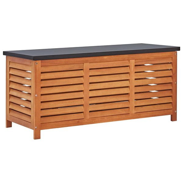 vidaXL Gartenbox 117x50x55 cm Eukalyptus Massivholz, 47285