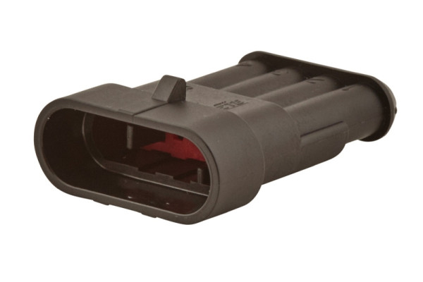 HELLA Steckgehäuse, 4-polig, Stecker: Parallelverbinder, Stiftform, 8JA 746 183-042