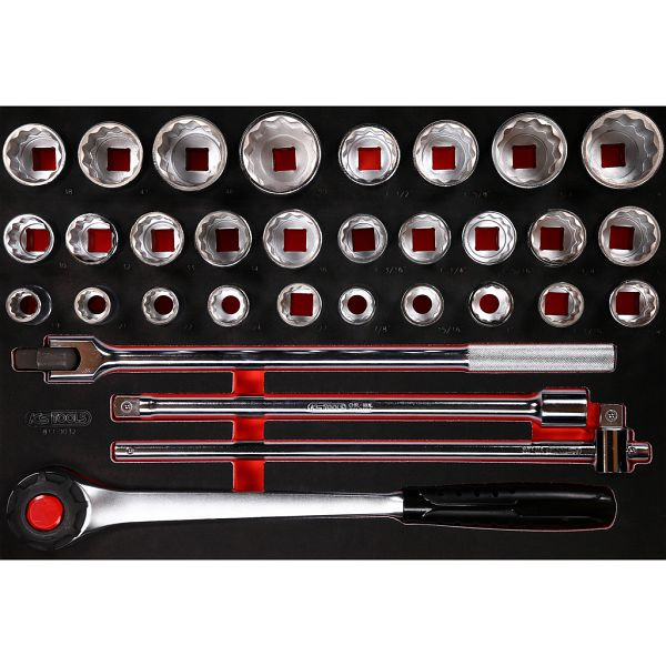 KS Tools PERFORMANCEplus Werkzeugsatz 32-teilig 3/4' Steckschlüssel, 811.0032