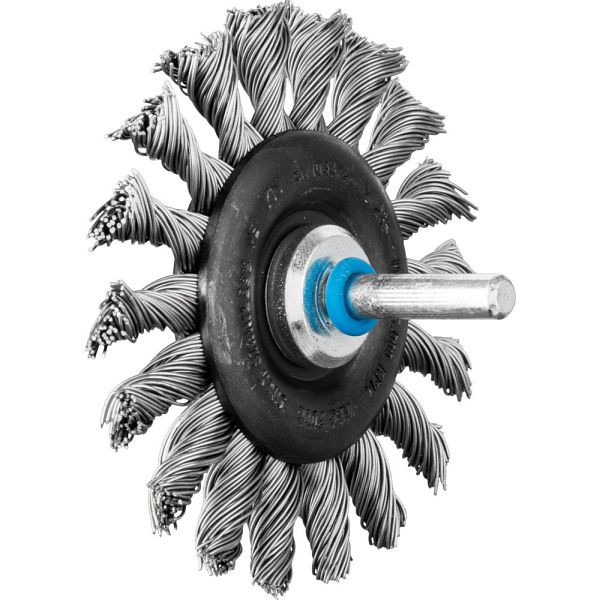 Pferd Rundbürste mit Schaft, gezopft RBG 7006/6 INOX 0,50, VE: 10 Stück, 43107004