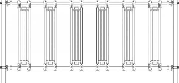 Growi Sicherheits-Fressgitter 4000, Gitterstäbe 180 cm, 19903130