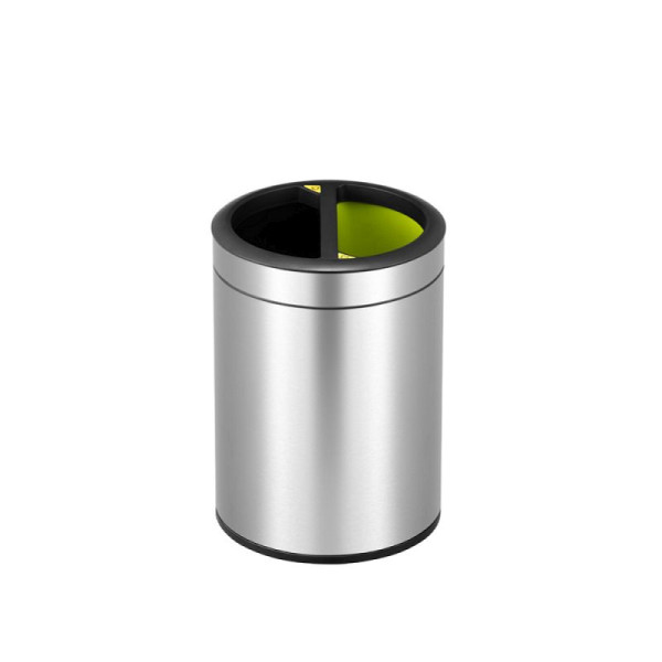 STEIN HGS Abfalleimer Round Open Top, 5 + 5 Liter, 83570.0001
