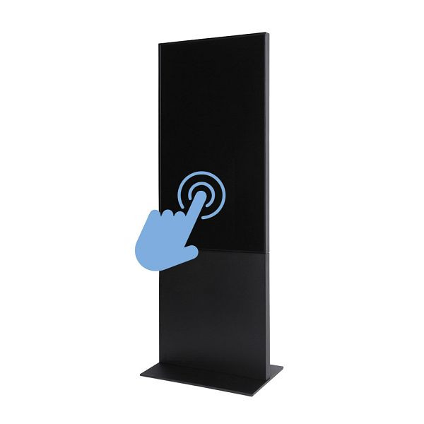 Showdown Displays Smart Line Digitale Infostele mit 55" Samsung-Bildschirm und Touchscreen Schwarz, DITTOTEM55ESFT