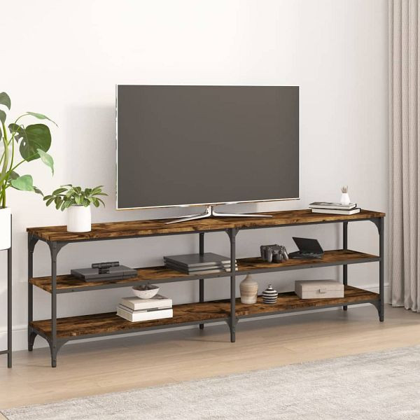 vidaXL TV-Schrank Räuchereiche 160x30x50 cm Holzwerkstoff, 826751