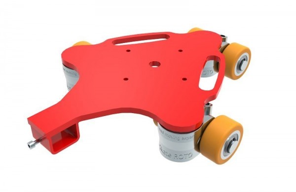 HTS ECO-Skate® ROTOflex Rotationsfahrwerk R14, mit Gummibelag und PU-Rollen, 100140440