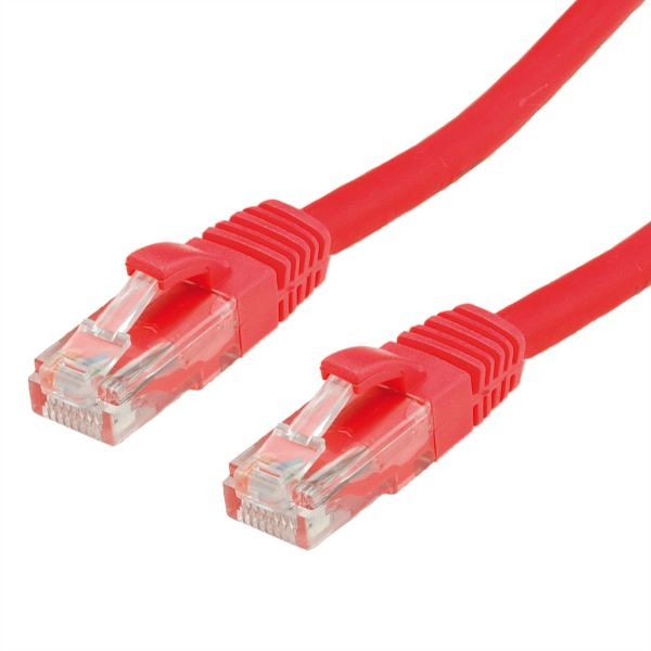 VALUE Patchkabel Kategorie 6A (Class EA) UTP, rot, 5 m, 21.99.1425