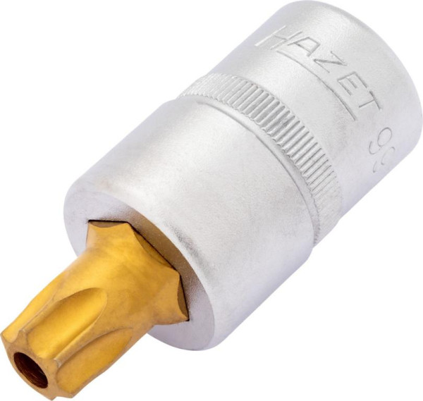 Hazet Schraubendreher-Steckschlüsseleinsatz TORX®, Vierkant hohl 12,5 mm (1/2 Zoll), Tamper Resistant TORX® Profil, T55H, 992-T55H
