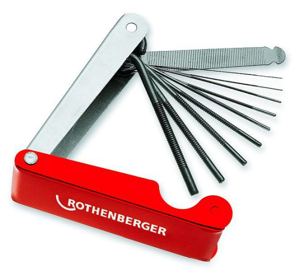 Rothenberger Düsenreinigerset, 10-teilig, im Klappetui, 510105
