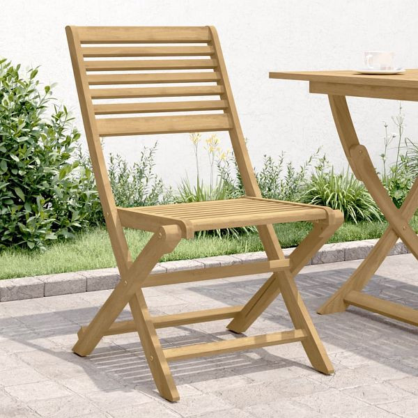 vidaXL Gartenstühle 4 Stück Klappbar 48,5x61,5x87 cm Massivholz Akazie, 365740