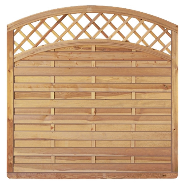 T&J Avantgarde-Serie Doppelbogen 1, 180 x 180/160 cm, kdi-grün, Rahmen 45/68 mm, Lamellen glatt, 23931