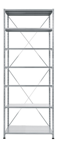 Scholz LAGERREGAL Grundfeld 7 E 3000x850x200 HxBxT, 321183