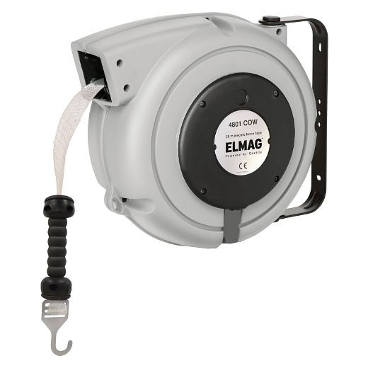 ELMAG automatischer Aufroller als Weidezaunöffner, '4801 COW REEL', mit 20 m Elektroband, 44278
