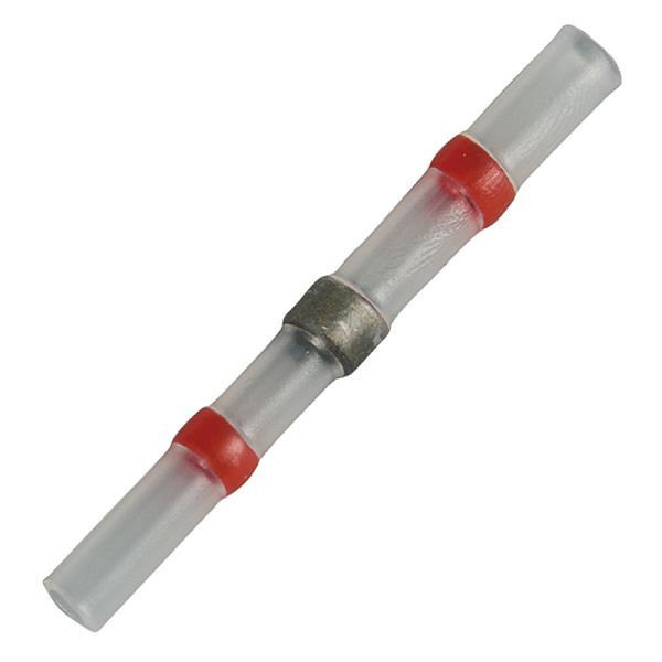 Haupa Löt-Schrumpfverbinder transparent 0,5-1,0 mm² rot, VE: 100 Stück, 363606