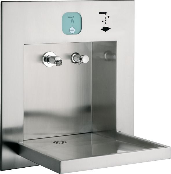 KWC Waschplatzeinheit, All-in-one, Edelstahl, 475x530x470 mm, UP, Wasser-Seife, 2000101447