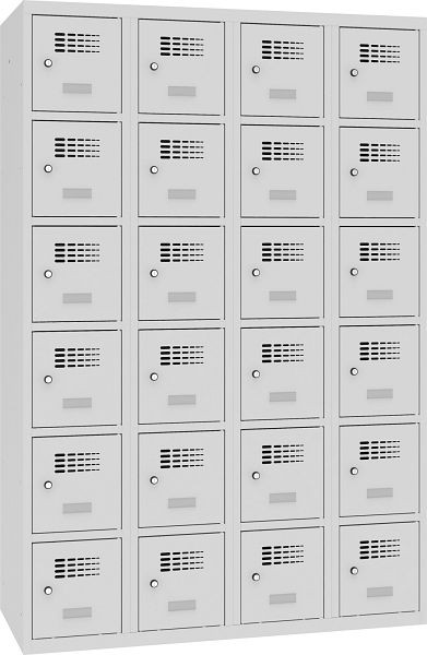 Eurobox Gardenrobenspind, 4 Abteile 24 Fächer, 300 mm, 0300-030406