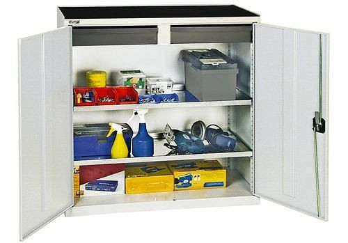 stumpf Werkzeug- und Materialschrank Professional 3000, mit 2 Schubladen, 2 Wannenböden, grau, B 1000 mm, 251832