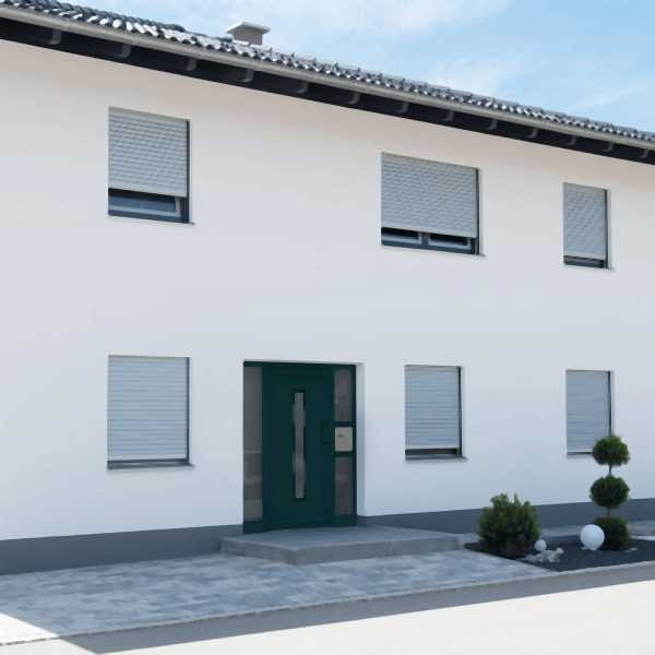 vidaXL Haustür Anthrazit 88x200 cm PVC, Stärke: 24 mm, 3157089