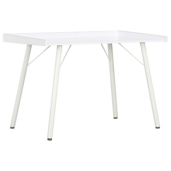 vidaXL Schreibtisch Weiß 90×50×79 cm, Holzwerkstoff, 20269