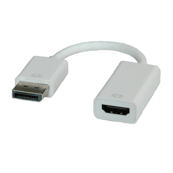 ROLINE DisplayPort-HDMI Adapter, Version 1.2, DP Stecker-HDMI Buchse, Aktiv, 12.03.3144