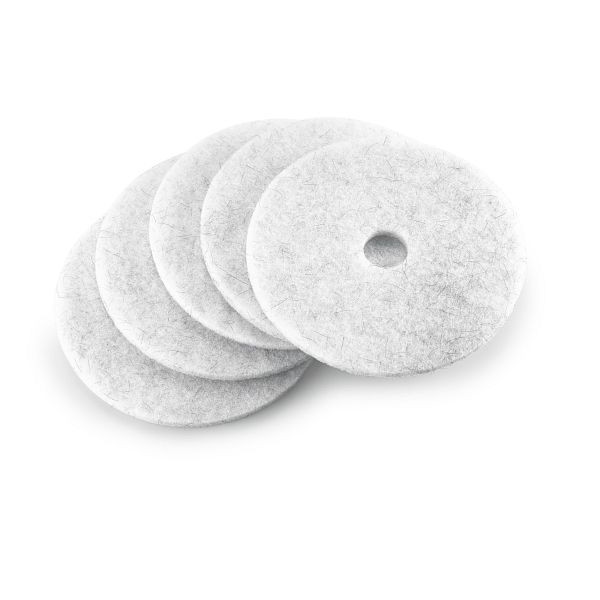 Kärcher Pad, weich, beige / natur, 500 mm, VE: 5 Stück, 6.371-146.0