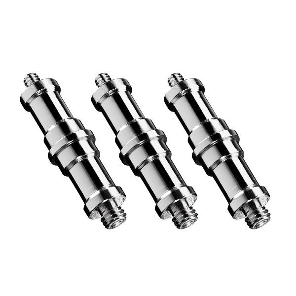 Walimex Set 3x Spigot Gewinde Adapter 3/8 Zoll und 1/4 Zoll, 1023551