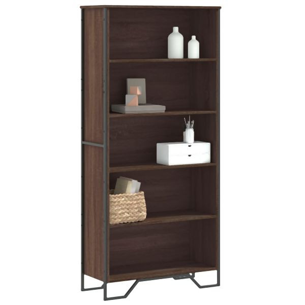 vidaXL Bücherregal Braun Eichen-Optik 80x31x169 cm Holzwerkstoff, 3295316