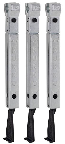 KUKKO 3 schmale Abzughaken (Satz), Hakenlänge: 150 mm, 2-151-S