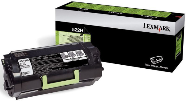 LEXMARK Original Toner-Kit schwarz return program (0052D2H00,052D2H00,52D2H00,522H,NO522H), 52D2H00