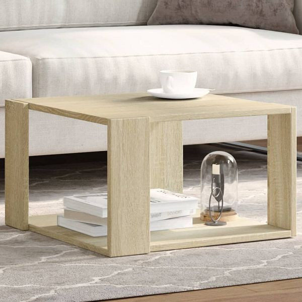 vidaXL Couchtisch Sonoma-Eiche 51,5x51,5x30 cm Holzwerkstoff, 848138