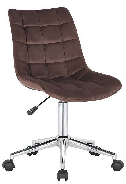CLP Bürostuhl Medford Samt, braun, 318092, 4251756453374