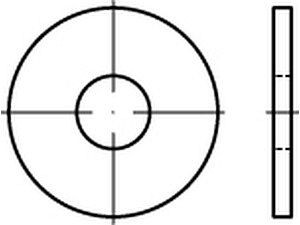Scheiben DIN 9021 Stahl 2,7 VE=S (10000 Stück)