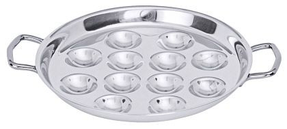 Contacto Schneckenplatte mit Griffen für 12 Schnecken, 6885/012