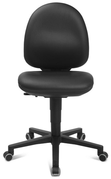 Deskin Werkstatt-/ Arbeitsstuhl COMFORT WA, Schwarz, 630 x 870 mm, 330444