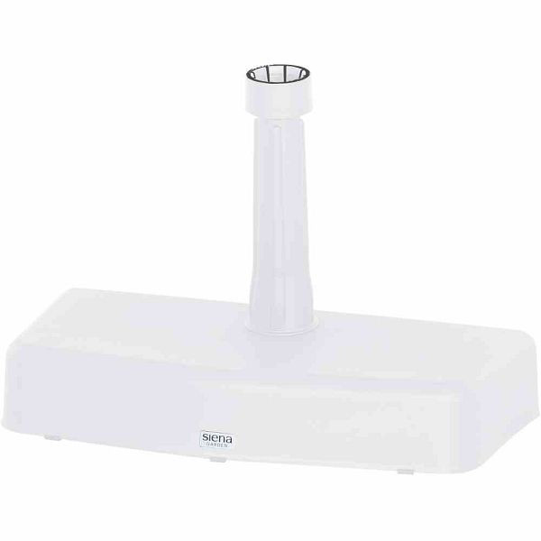SIENA GARDEN Balkonständer 20 kg, weiß, Kunststoffrohr 18-38 mm, J40986