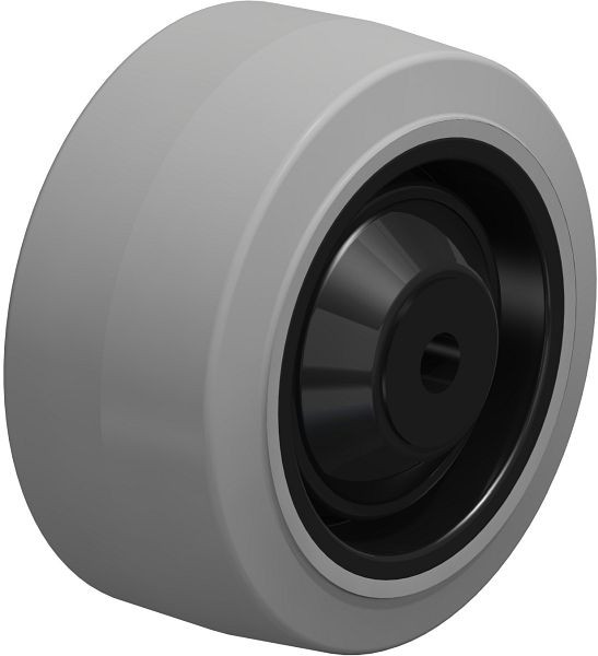 Blickle POEV 82/8K-SG Rad aus Elastik-Vollgummi, Grau, 850036