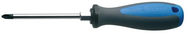 Unior Schraubendreher PH mit Sechskant, 3-Komponenten-Griff, PH 1x80, 611709