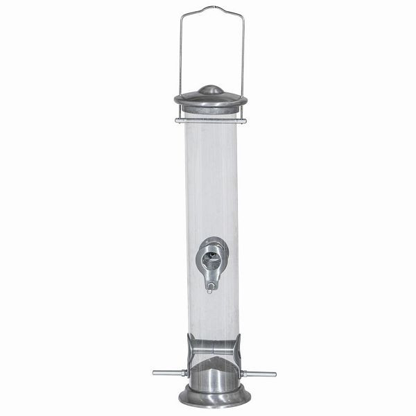 SIENA GARDEN Vogelfuttersäule Aluminium Line, für Mischfutter, 39 cm, 283775
