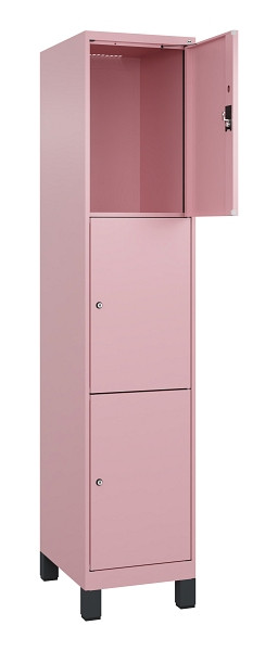 C+P Schließfachschrank Evolo PLUS, mit Füßen, 3 Fächer, 1950x400x500mm, 3015/30, 049010-123 S10024