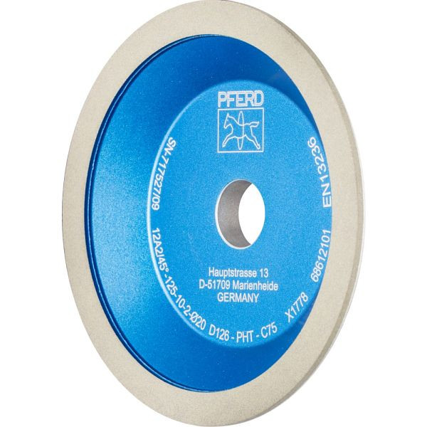 Pferd Diamant-Schleifwerkzeug 12A2/45° 125-10-2-20 D 126 PHT C75, 68612101
