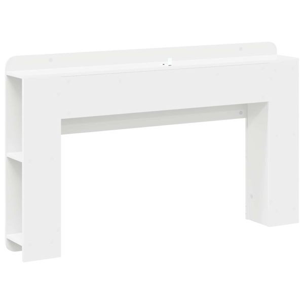 vidaXL Kopfteil Schrank Weiß 135 x 18,5 x 80 cm Holzwerkstoff, 8001201