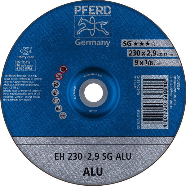 Pferd Trennscheibe EH 230-2,9 SG ALU, VE: 25 Stück, 61324323
