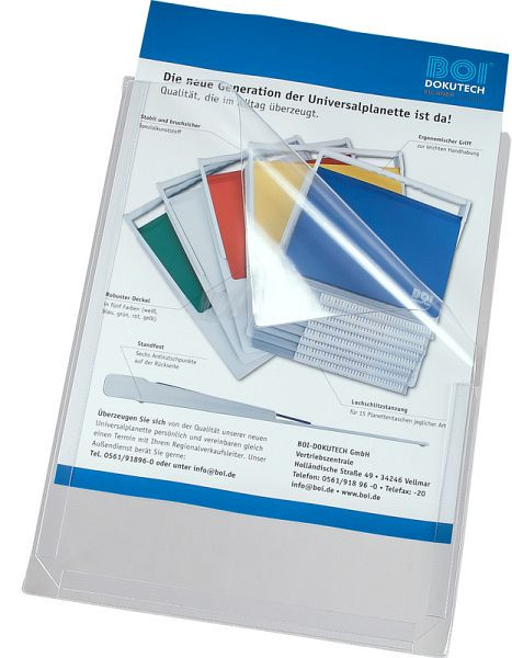Eichner PVC-Dehnfaltentasche, Transparent, VE: 10 Stück, 9218-01068