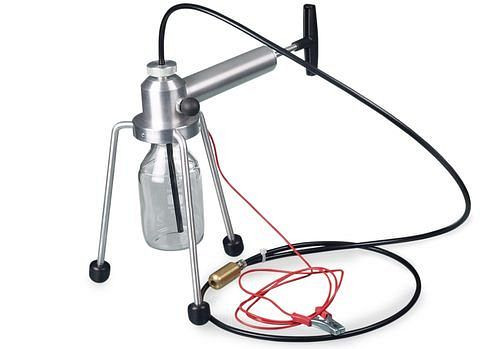 DENIOS ProfiSampler aus Alu, Set mit Glasflasche, Saugrohren, Schlauchgewicht und mehr, 250475