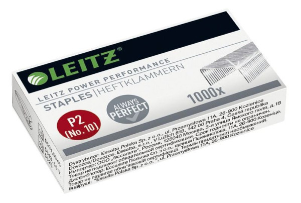 LEITZ 5577 Heftklammern No. 10, 1000 Stück, 5577-00-00, 4002432343850